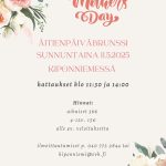 Äitienpäiväbrunssi 2025